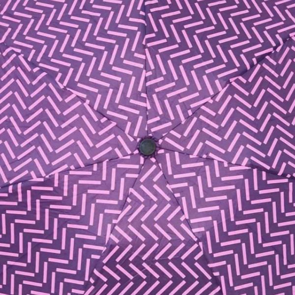 Ομπρέλα γυναικεία mini σπαστή χειροκίνητη μωβ Pierre Cardin Mini Folding Manual Umbrella Zic Zac Purple