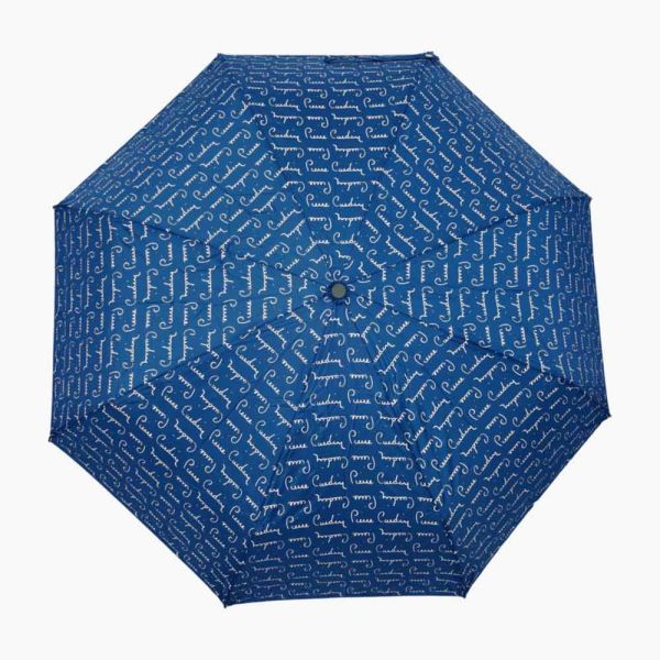 Manual Folding Umbrella Pierre Cardin Logo Blue