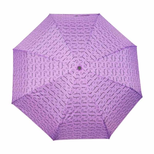 Manual Folding Umbrella Pierre Cardin Logo Lilac