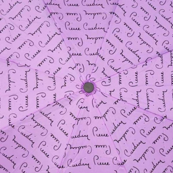 Manual Folding Umbrella Pierre Cardin Logo Lilac
