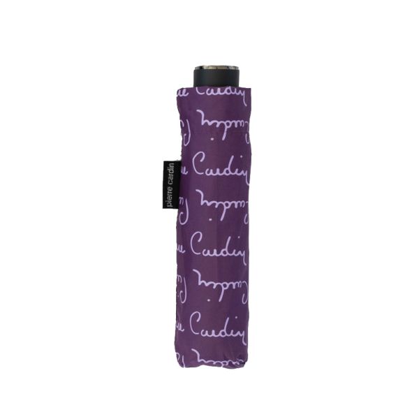 Manual Folding Umbrella Pierre Cardin Logo Purple