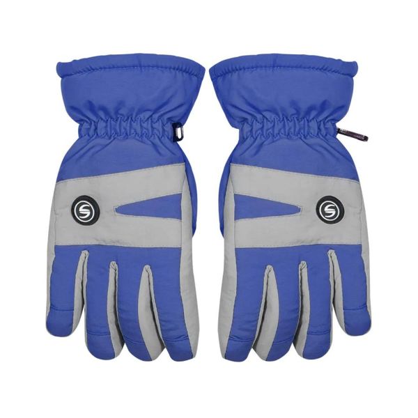 Kids' Snow Gloves Blue