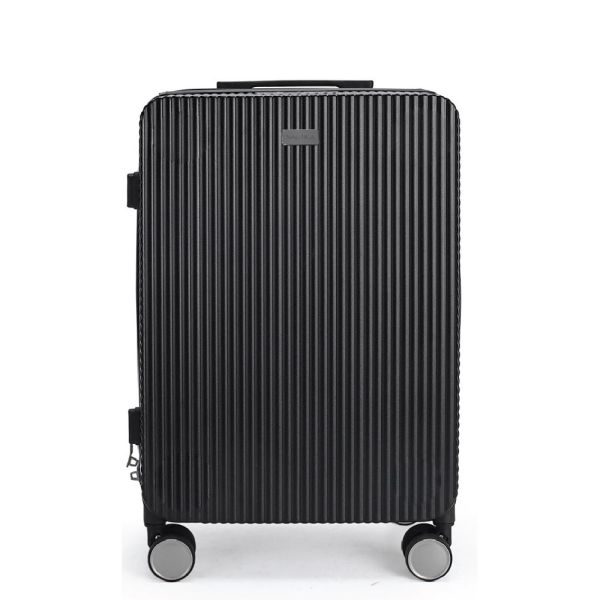 Cabin Hard Luggage 4 Wheels Nautica 2912 Black