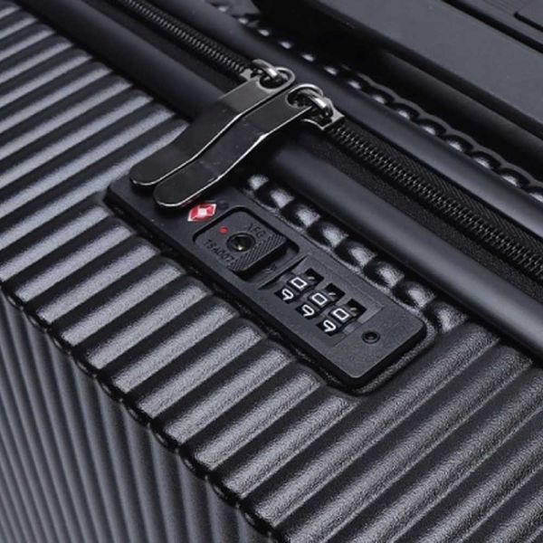 Βαλίτσα σκληρή μικρή μαύρη Nautica Luggage Cabin Case 2912 Black