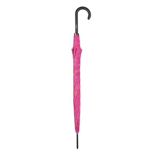 Long Automatic Umbrella United Colors of Benetton Pop Dots Fuchsia