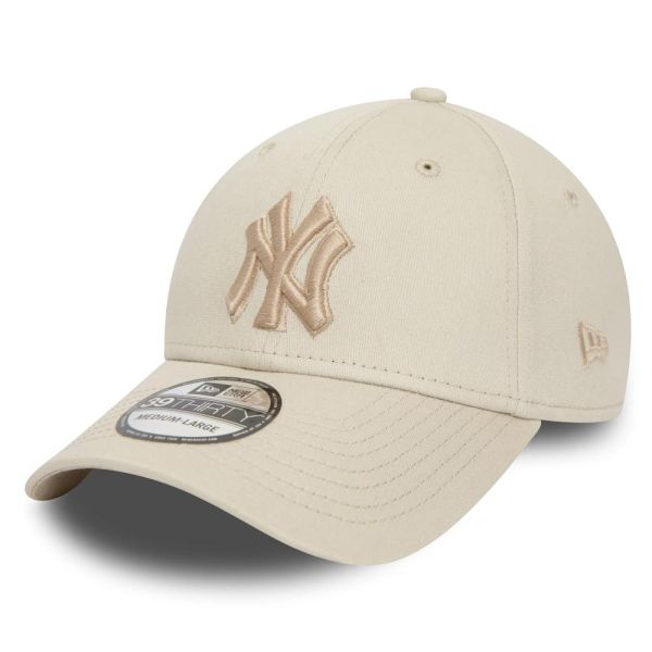 Καπέλο τζόκεϊ μπεζ New York Yankees New Era 39Thirty MLB Outline Stone