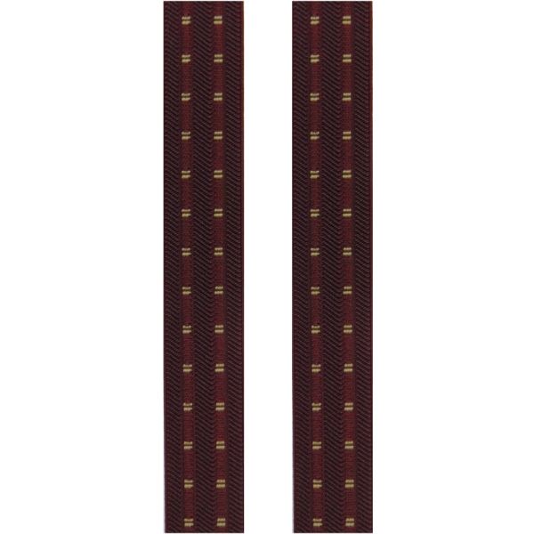 Τιράντες ανδρικές στενές ριγέ βυσσινί Victoria Thin Striped Suspenders