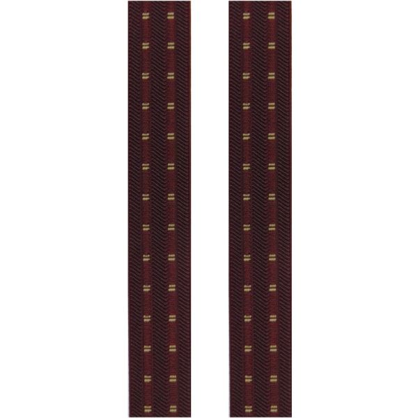 Τιράντες ανδρικές στενές ριγέ βυσσινί Victoria Thin Striped Suspenders