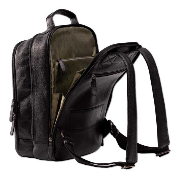 Men's Business Backpack 7.Dots Earth Black