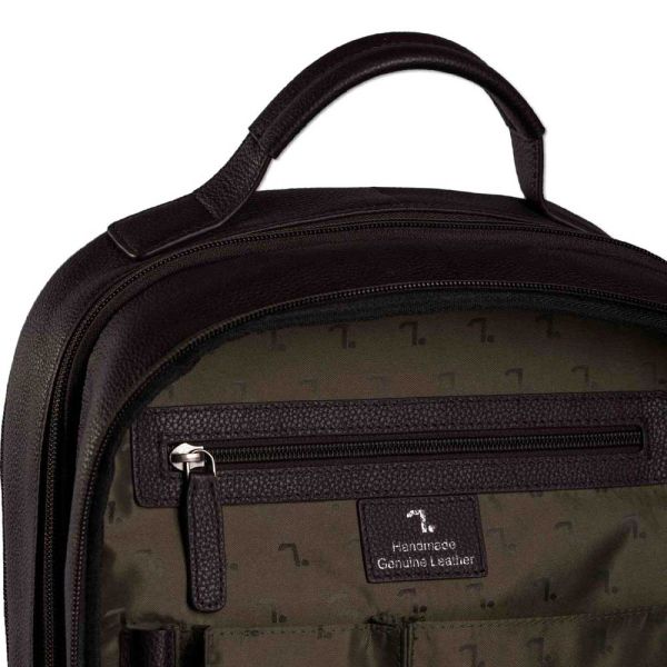 Men's Business Backpack 7.Dots Earth Black