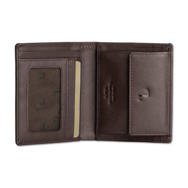 Πορτοφόλι δερμάτινο καφέ 7.Dots Jupiter 71-011 Leather Wallet Brown