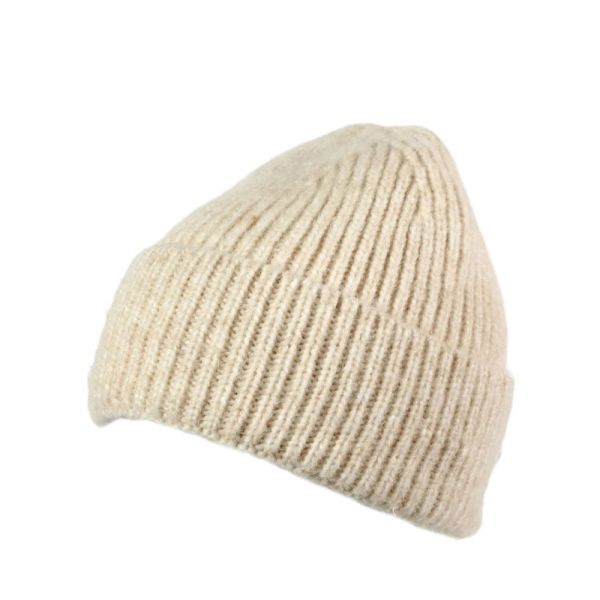 Unisex Winter Knitted Beanie Beige