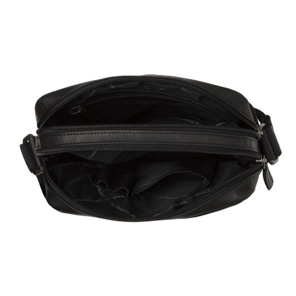 Τσάντα ώμου δερμάτινη  μαύρη The Chesterfield Brand Arnhem C48.1290 Black