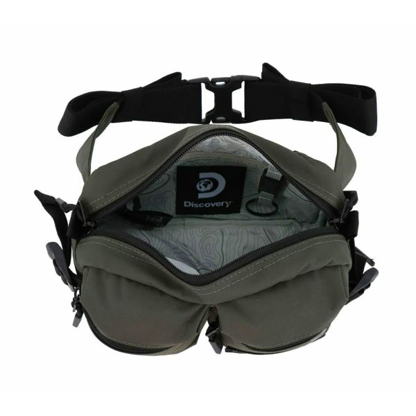 Τσαντάκι μέσης χακί Discovery Shield Waist Bag D00111.11 Khaki