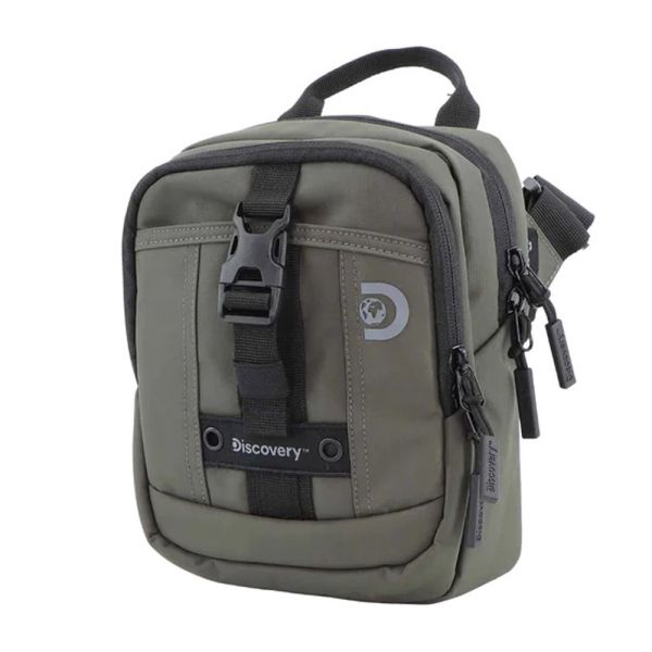 Τσαντάκι ώμου ανδρικό χακί Discovery Shield Utility Bag Khaki