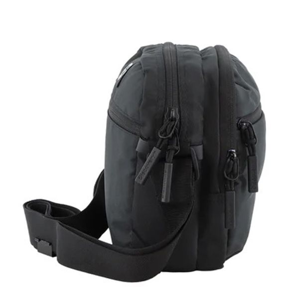 Τσαντάκι ώμου ανδρικό μαύρο Discovery Metropolis Utility Bag D00214.06 Black