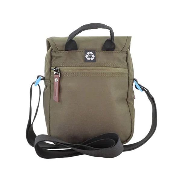 Τσαντάκι ώμου ανδρικό χακί Discovery Icon Utility Bag With Flap D00711.11 Khaki