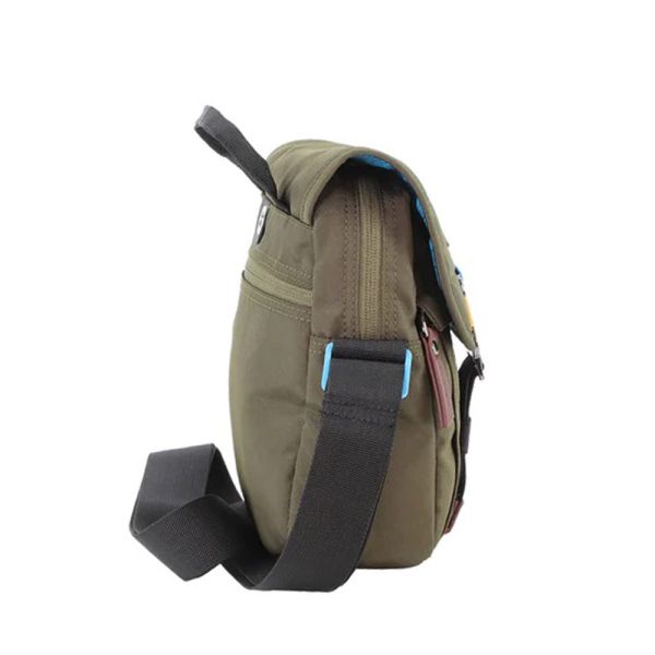 Τσαντάκι ώμου ανδρικό χακί Discovery Icon Utility Bag With Flap D00711.11 Khaki