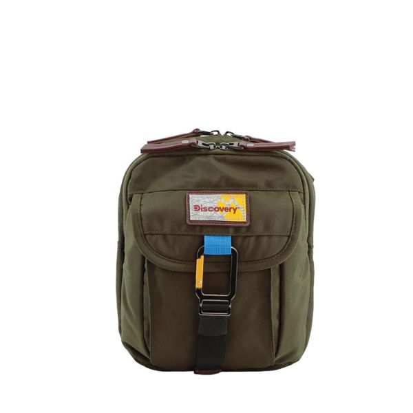 Τσαντάκι ώμου ανδρικό χακί Discovery Icon Utility Bag With Flap D00712.11 Khaki