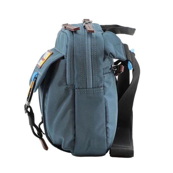 Τσαντάκι ώμου ανδρικό μπλε Discovery Icon Utility Bag With Flap D00712.40 Steel Blue