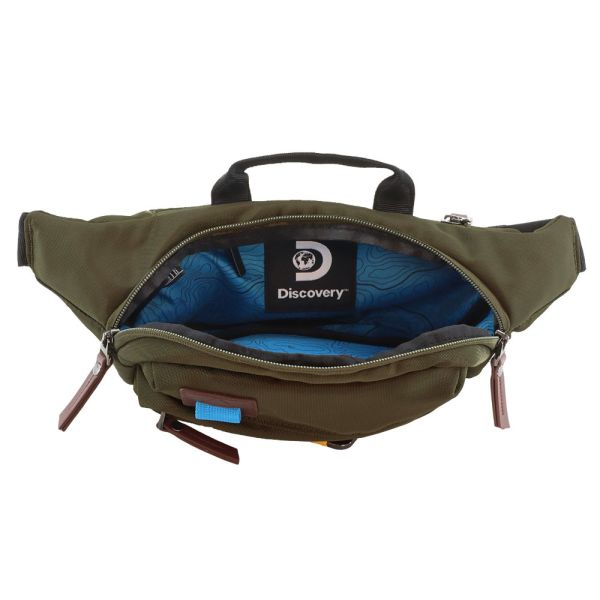 Τσαντάκι μέσης χακί Discovery Icon Waist Bag D00716.11 Khaki