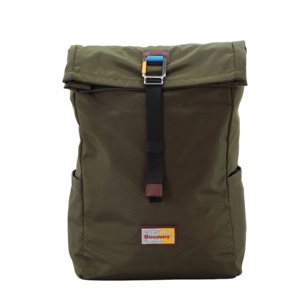 Σακίδιο πλάτης χακί Discovery Icon Roll Top Backpack D00722.11 Khaki