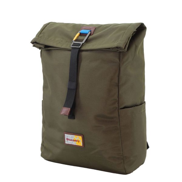 Σακίδιο πλάτης χακί Discovery Icon Roll Top Backpack D00722.11 Khaki