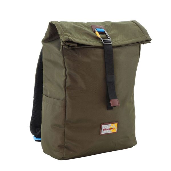 Σακίδιο πλάτης χακί Discovery Icon Roll Top Backpack D00722.11 Khaki