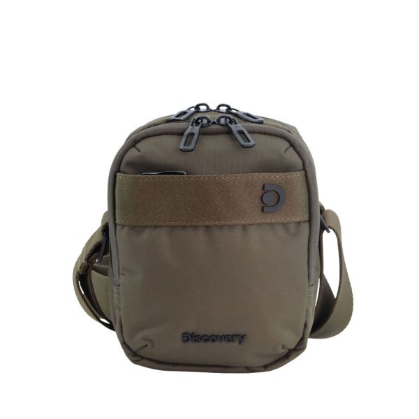 Τσαντάκι ώμου ανδρικό χακί  Discovery Downtown Utility Bag D00911.11 Khaki