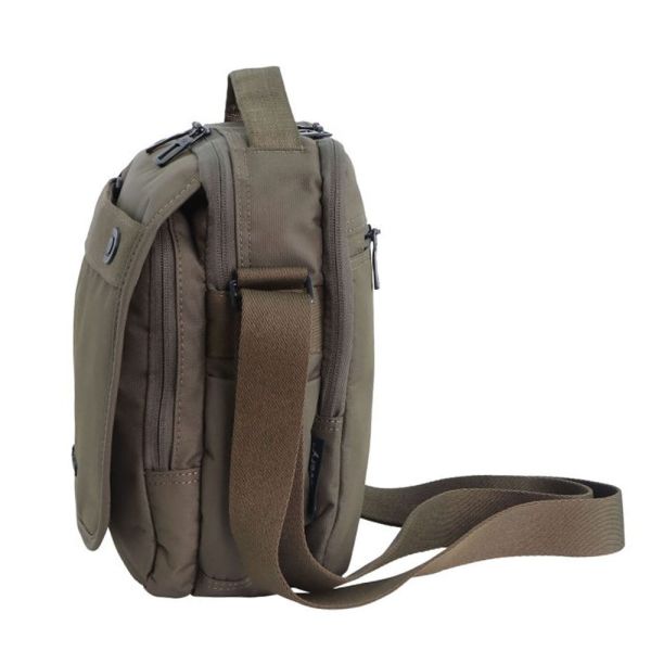 Τσάντα ώμου - χεριού ανδρική χακί Discovery Downtown Messenger Crossbody Bag D00914.11 Khaki