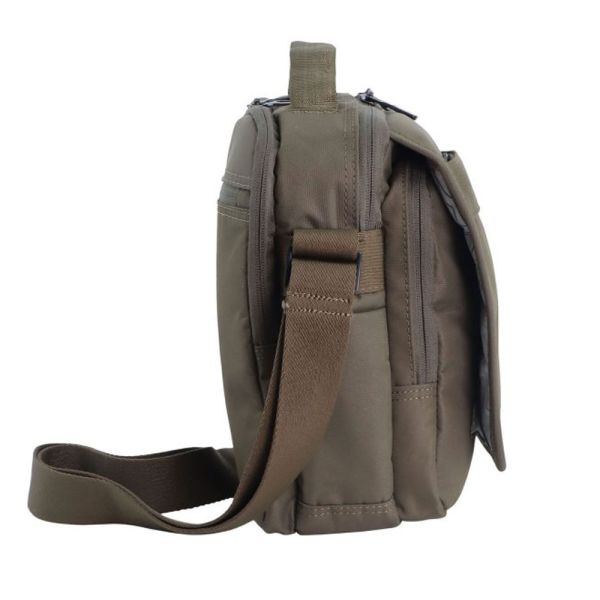 Τσάντα ώμου - χεριού ανδρική χακί Discovery Downtown Messenger Crossbody Bag D00914.11 Khaki