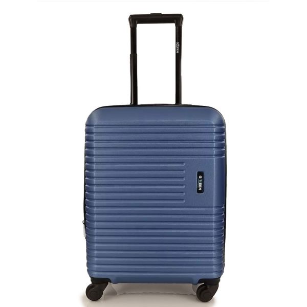 Cabin Hard Expandable Luggage 4 Wheels Green RB8813 55 cm Blue