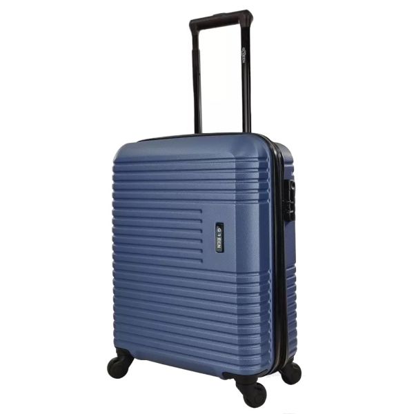 Cabin Hard Expandable Luggage 4 Wheels Green RB8813 55 cm Blue