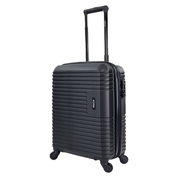 Cabin Hard Expandable Luggage 4 Wheels Green RB8813 55 cm Black