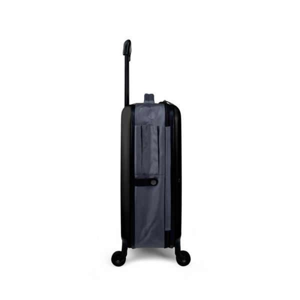 Βαλίτσα μικρή μαύρη με 4 ρόδες πτυσσόμενη BG Berlin Pegasus Easypack Trolley