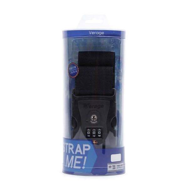 Luggage Strap With TSA Combination Lock Verage Black
