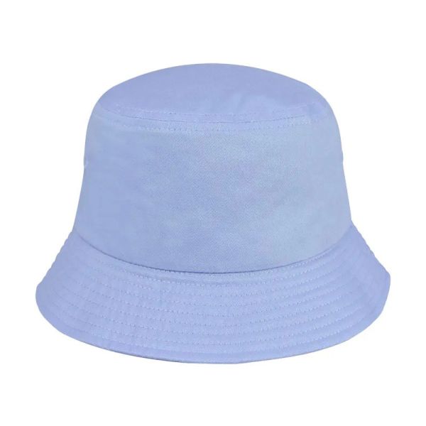 Καπέλο καλοκαιρινό βαμβακερό bucket σιέλ