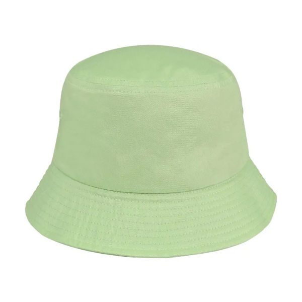Summer Bucket Cotton Hat Light Green