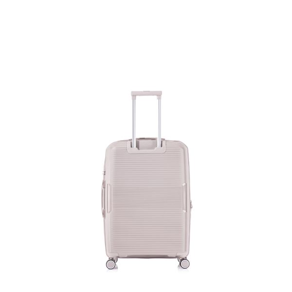 Cabin Hard Expandable Luggage 4 Wheels RCM 184  20” Beige