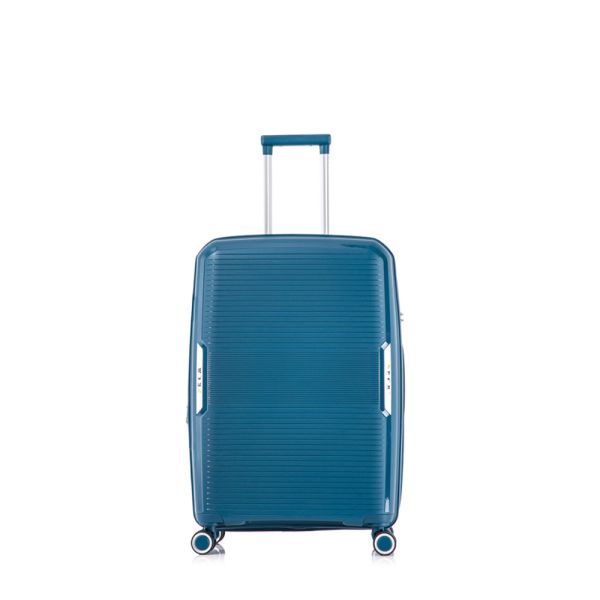 Medium Hard Expandable Luggage 4 Wheels RCM 184  24” Blue