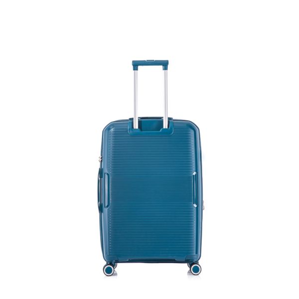 Medium Hard Expandable Luggage 4 Wheels RCM 184  24” Blue