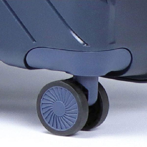 Medium Hard Luggage 4 Wheels Nautica 2915 Blue