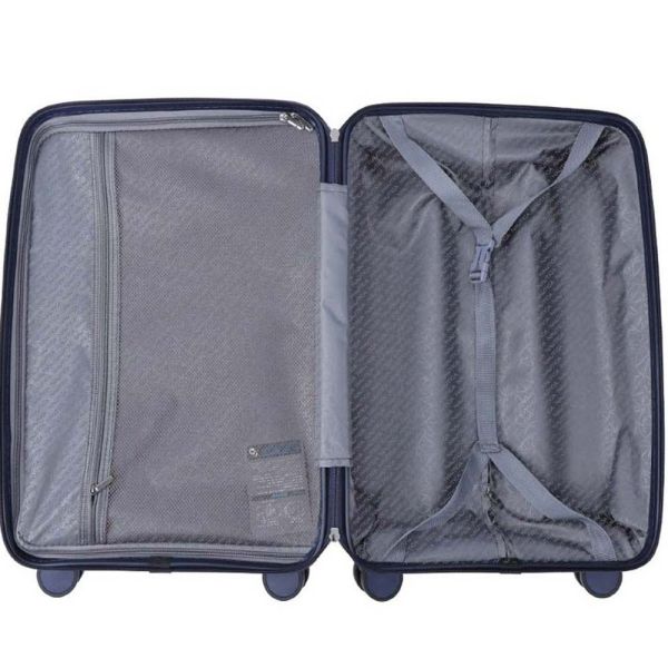 Βαλίτσα σκληρή μεγάλη μπλε με 4 ρόδες Nautica Luggage 4W Blue