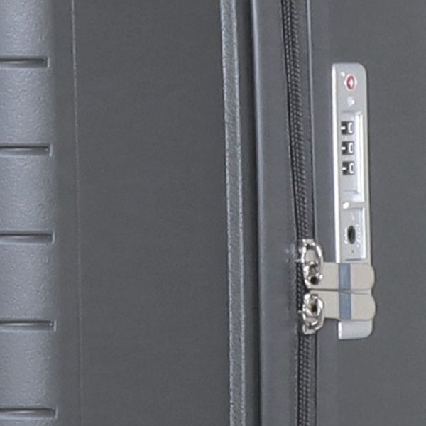 Βαλίτσα σκληρή μικρή γκρι με 4 ρόδες Nautica Luggage 4W Grey