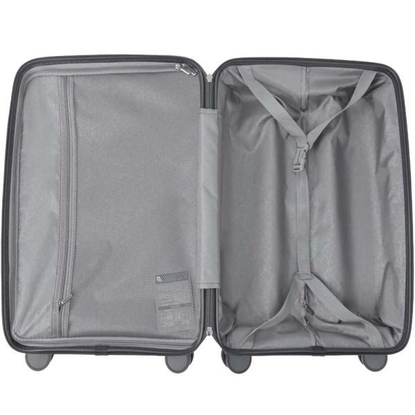 Large Hard Luggage 4 Wheels Nautica 2919 Grey