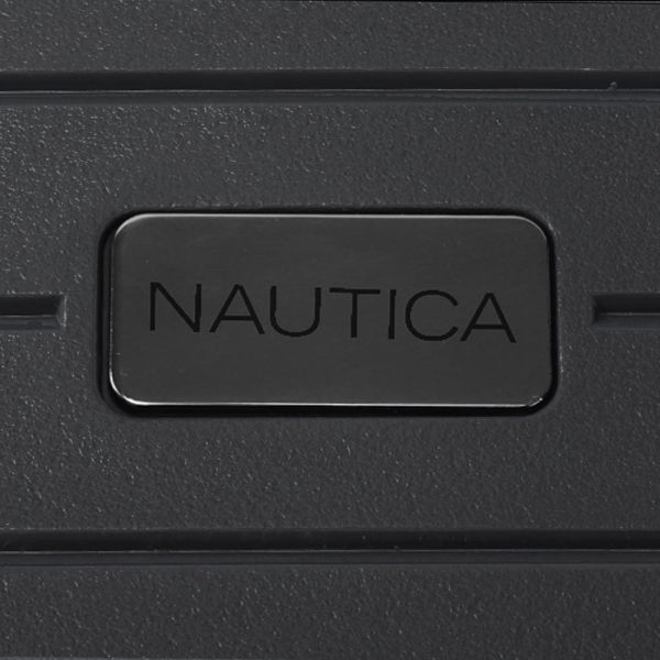 Large Hard Luggage 4 Wheels Nautica 2919 Black