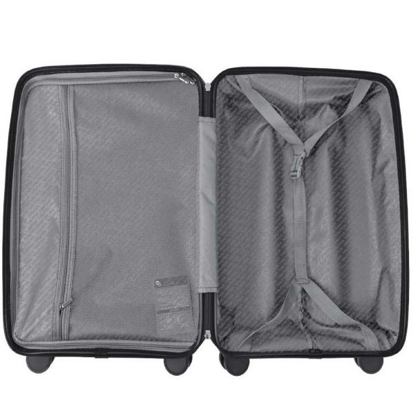 Large Hard Luggage 4 Wheels Nautica 2919 Black