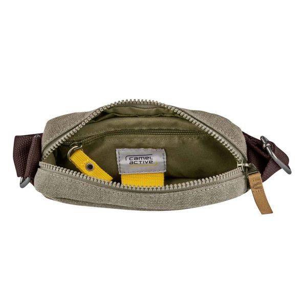 Τσάντα ώμου καμβάς χακί Camel Active Air S Crossbody Bag Khaki