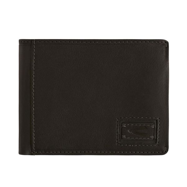 Πορτοφόλι δερμάτινο οριζόντιο μαύρο Camel Active Dust Wallet Black