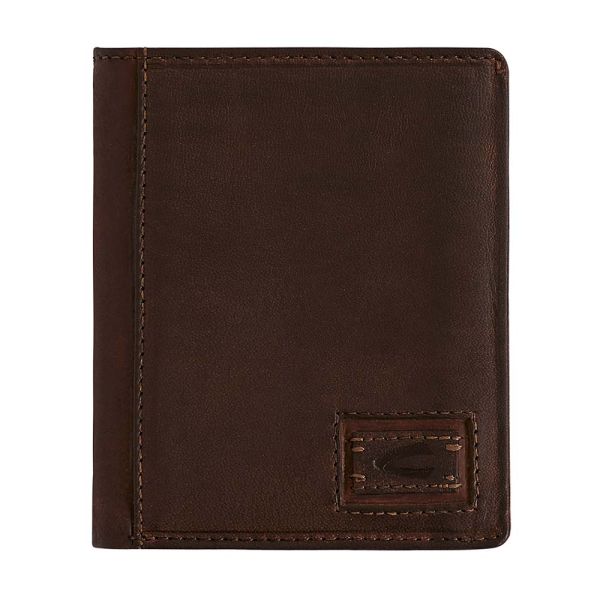 Πορτοφόλι ανδρικό κάθετο καφέ Camel Active Dust Brown